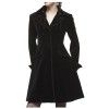 Women Spin Doctor Dandy Coat Vintage Velvet Frock Jacket